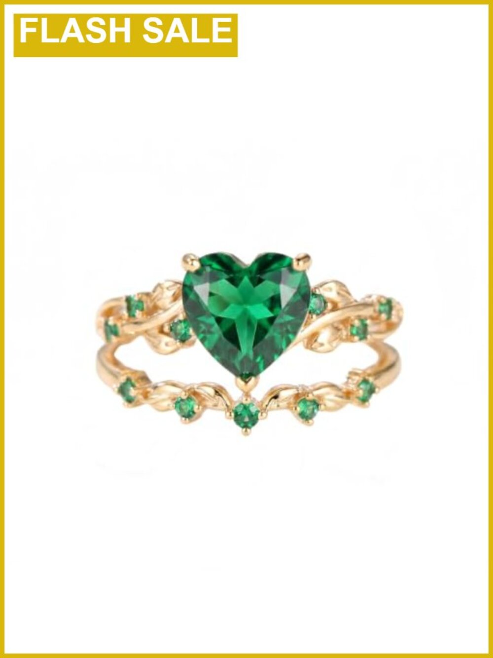 14K Gold Plated Stainless Steel Stackable Rings Hypoallergenic Gift Set